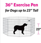 MidWest Homes for Pets Folding Metal Dog Exercise Pen, Indoor/Outdoor Playpen - Image 7