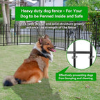 Heavy Duty Dog Playpen: 32 Steel Panels 40" Height, Square Steel Pipe - Image 5