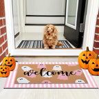 Tinideya 2 Pcs Door Mat Welcome Non Slip Coir Mats Floor Layering Doormats - Image 4