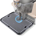 Large Cat Litter Box Step Mat, 16.5"x11.2" Cat Ramp Stairs, Cat Litter Catcher by Bartuke