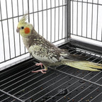 Topeakmart Wrought Iron Large Flight Parrot Bird Cage - Image 5