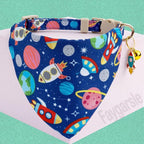 Faygarsle 2 Pack Space Theme Cat Collar Set - Image 3