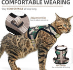 PUPTECK Cat Harness and Leash Set Escape Proof, Reflective Adjustable Soft Mesh - Image 4