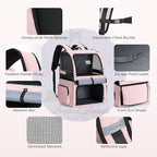 Lekebobor Double Cat Backpack Carrier - Image 7