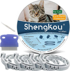 Flea and Tick Collar for Cats. Offers 4 * 6 Months of Protection. Made from by Safecost-effectiveproducts