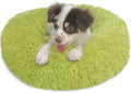 Calming Donut Dogs Beds for Small Dogs Washable, 19inch Fluffy Round Puppy Bed by nononfish