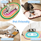 Cat Food Mat 24''x16'', Absorbent Cat Mats - Image 6