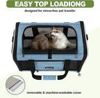 Cat Carrier 18 x 11 x 11 Top Loading Soft-Sided Pet Travel Bag Over 15lbs - Image 6