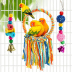 Bird Swing Toys, Parakeet Toys Natural Birds Toys Bird Cage Accessories - Image 7