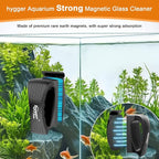 hygger Aquarium Strong Magnetic Glass Cleaner, Professional Fish Tank Algae - Image 2