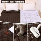 Smiry Waterproof Dog Bed Cover Blanket, Soft Reversible Pet Blanket, Washable - Image 4