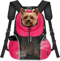 WOYYHO Pet Dog Carrier Backpack Small Dog Front Backpack Ventilated Mesh Dog by WOYYHO