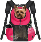 WOYYHO Pet Dog Carrier Backpack Small Dog Front Backpack Ventilated Mesh Dog by WOYYHO