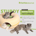 Cattasaurus Peekaboo Cat Cave Donut - Image 2