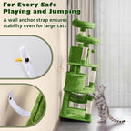 Yaheetech 62.5inches Cat Tree Cat Tower Kitten Condo - Image 8