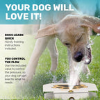 Scuddles Outdoor Dog Water Fountain – Step-On Dog Sprinkler Toy - Image 3