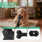 Natural Rubber Dog Chew Bone – Treat-Dispensing, Tough & Indestructible Chew - Image 5