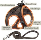 Dog Harness with Leash Set, No Pull Adjustable Reflective Step-in Puppy Pet - Image 2