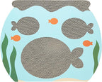 Pearhead Interactive Cat Scratch Toy, Fishbowl Theme by Pearhead