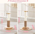 Made4Pets Cat Scratching Post, 4-in-1 Interactive Trackball Toys - Image 3