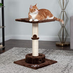 Furhaven 22.5" Tall Cat Tree for Indoor Cats, Ft. Sisal Scratching Post - Image 3