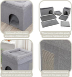 TRIXIE Double Crazy Cube Stackable Cat Condo - Image 4