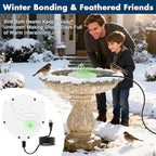 Outdoors 100W Bird Bath Heater for Winter, Birdbath Deicer Pond De-icer - Image 7