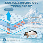 Nuanchu Dog Stroller Cooling Mat Waterproof Outdoor Pet Cooling Mat Washable - Image 5