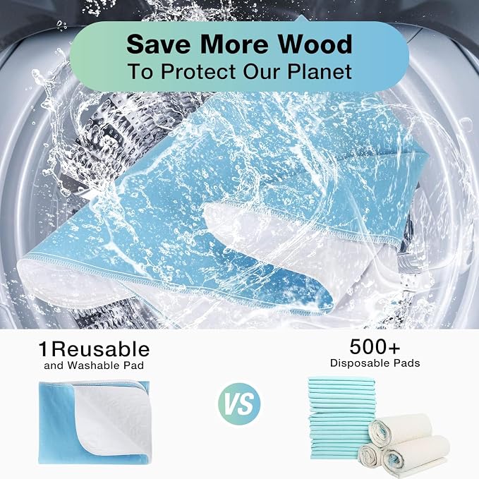 Bed Pads Washable Waterproof, Waterproof Bed Pad & Pee Pad, The Elderly and Pets - Image 4