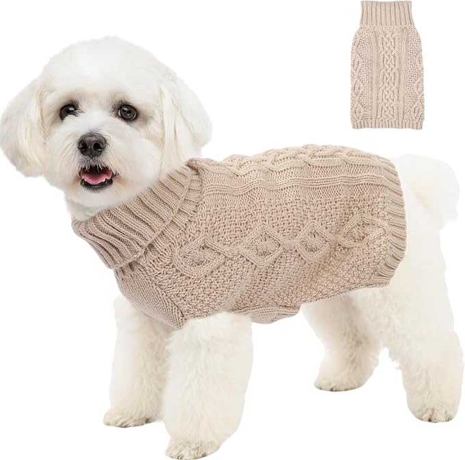 Dog Sweaters for Small Dogs Cute Winter Chihuahua Clothes Pullover Puppy by Puppishy