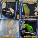 Birds Day Bird Carrier Backpack-Parrot Travel Cage - Image 7