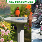 Saillong 2 Pack Bird Bath Copper Disk, Reinforced 99.99% Pure Copper Bird Bath - Image 7