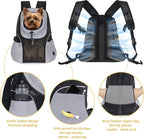 WOYYHO Pet Dog Carrier Backpack Small Dog Front Backpack Ventilated Mesh Dog - Image 3