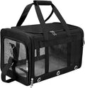 Soft Sided Cat/Dog Carrier, Collapsible Pets Travel Carriers by SWUVVI