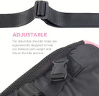 Dog Carrier Pink Legs Out Front Pet Carrier Backpack Comfortable Puppy Bag - Image 2
