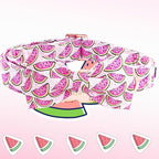 Elegant little tail Dog Collar, Watermelon Print Pet Collar Summer Dog Collar - Image 4