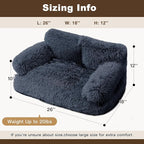 Cat Beds for Indoor Cats, Dog Couch Bed, Cute Cat Couch Sofas, Small Dog Sofas - Image 3