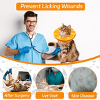 Cat Cone Collar Soft, Adjustable Cat Recovery Collars - Image 6
