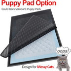 Cat Litter Box Mat: 36"x 30" Waterproof Kitty Cat Litter Trapping Mat, - Image 3