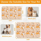 Corgi Feeding Mat, Cute Dogs Absorbent Quick-Dry Cat Dog Food and Water Bowl - Image 6