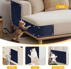 Cat Scratch Mat, 118.5"x17.4" Trimmable Self-Adhesive Cat Scratch Furniture - Image 8