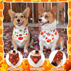 Aliceset 180 Pcs Fall Dog Bandanas Bulk Thanksgiving Bandana - Image 4