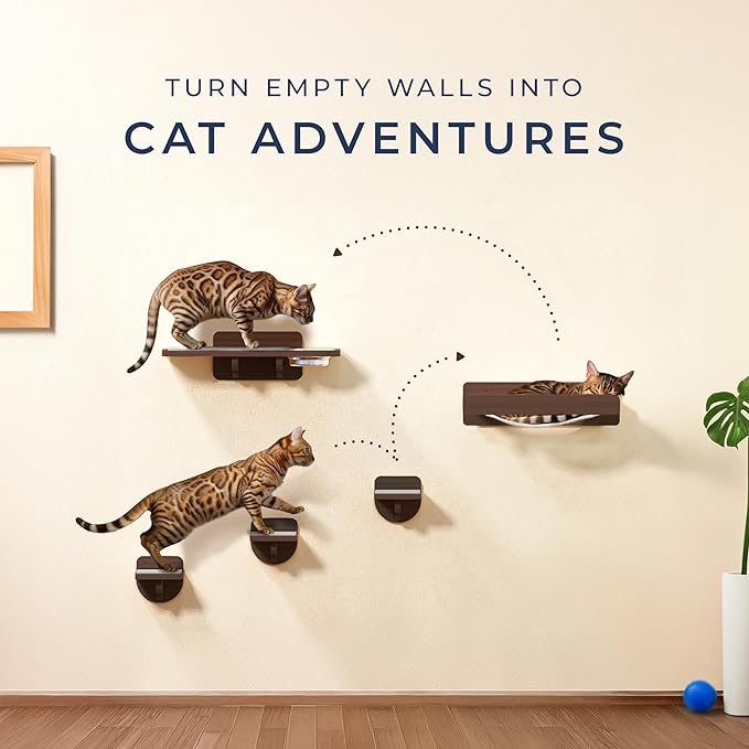Space-Saving Cat Wall Shelves – Interactive Cat Wall Climber - Image 6