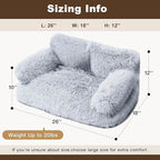 Large Cat Beds for Indoor Cats, Dog Couch Bed, Cute Cat Couch Sofas for Less - Image 3