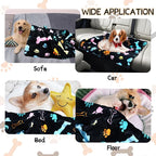 Rezutan Dog Blankets for 3 Pack Large Medium Pet Cat, Soft Fuzzy Washable - Image 6