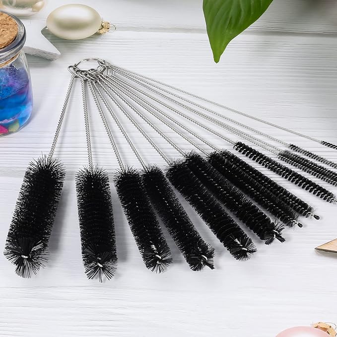 CiaraQ Bottle Cleaning Brushes, 8 Inch Nylon Tube Brush Set, Cleaner - Image 7