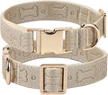 TDTOK Stylish Leather Dog Collar, Comfortable Soft PU Leather Dog Collars by Getthegoodstuff