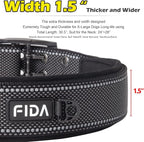 Fida Heavy Duty Dog Collar 1.5” Width, Ultra Soft Neoprene Padded, Adjustable - Image 2