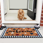 Tinideya 2 Pcs Door Mat Welcome Non Slip Coir Mats Floor Layering Doormats - Image 5