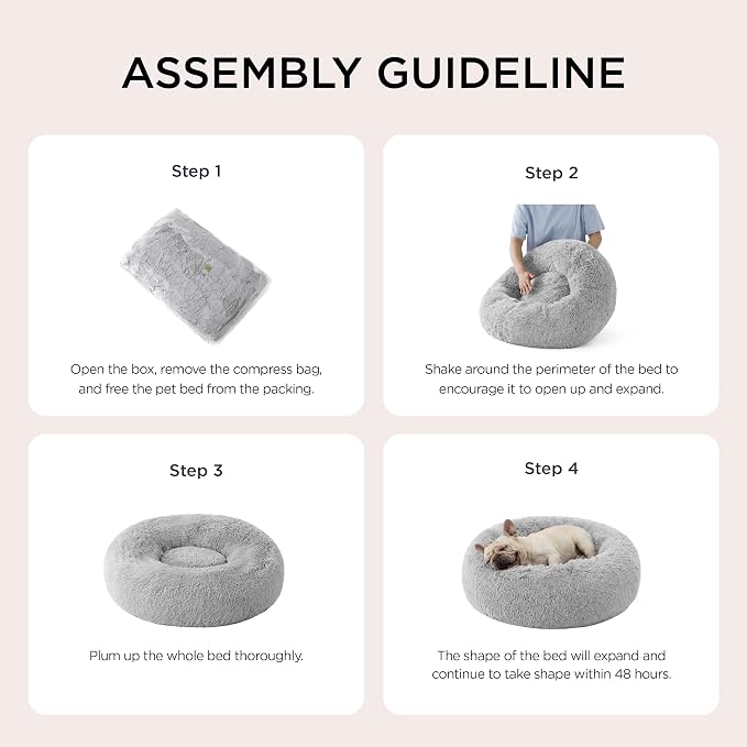 Bedsure Calming Dog Bed for Medium Dogs - Image 6